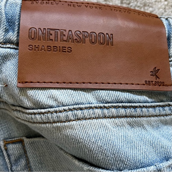 ONE TEASPOON Women's Shabbies Drawstring Boyfriend Jeans Size XS Comfy Trendy - Picture 5 of 9